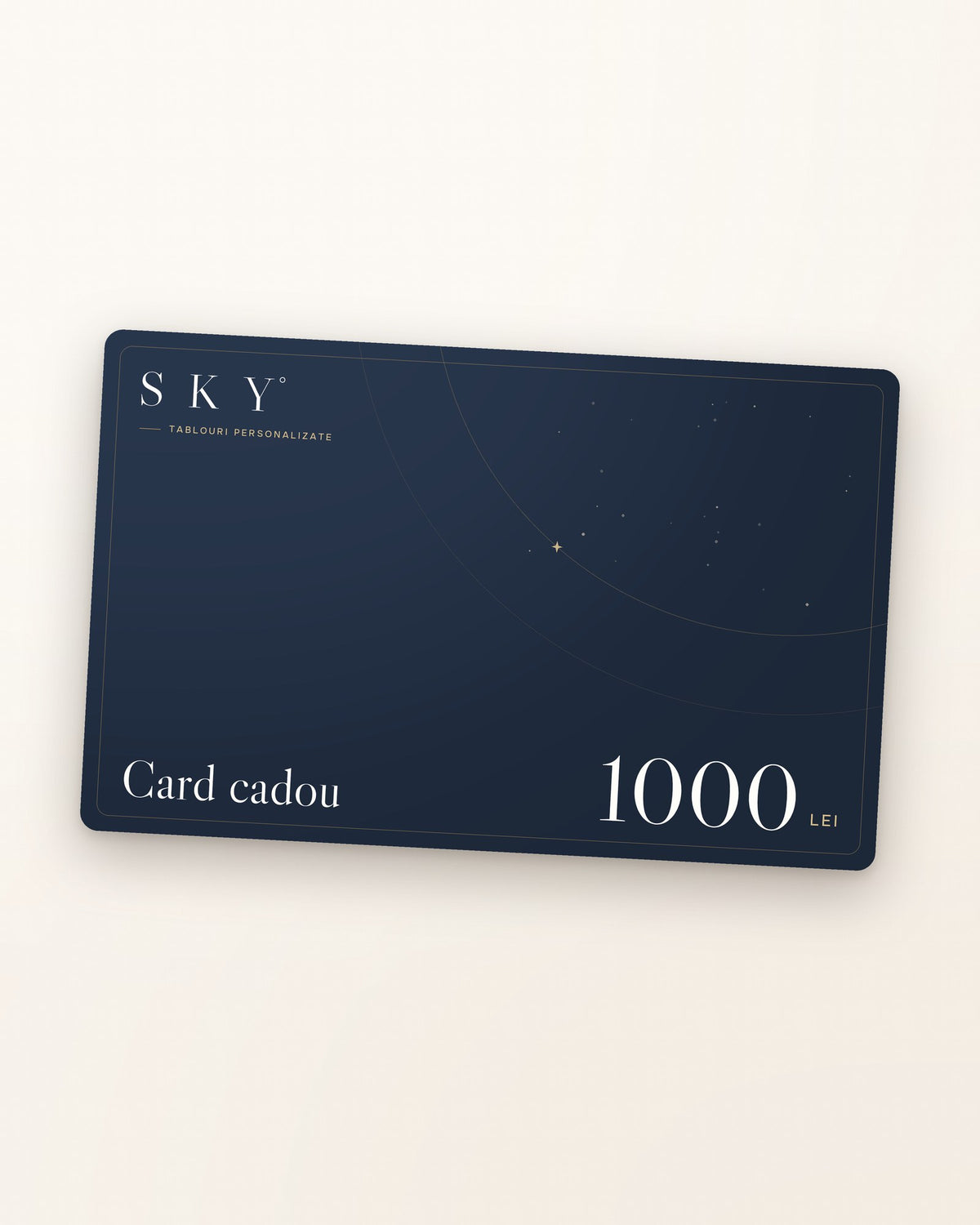 Card cadou SKY în valoare de 1000 lei