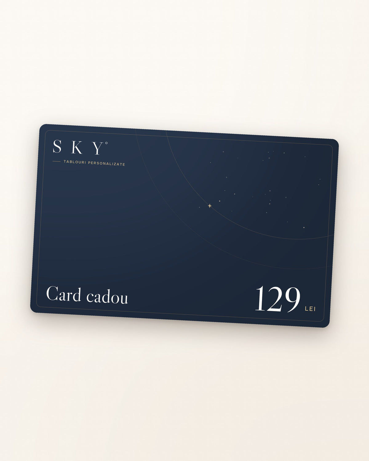 Card cadou SKY în valoare de 129 lei