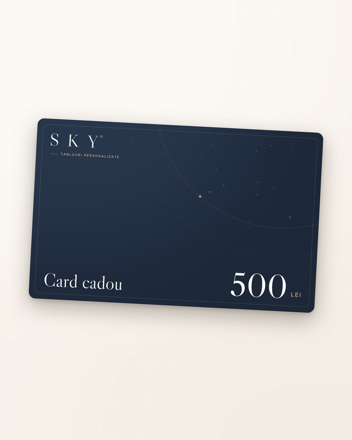 Card cadou SKY în valoare de 500 lei