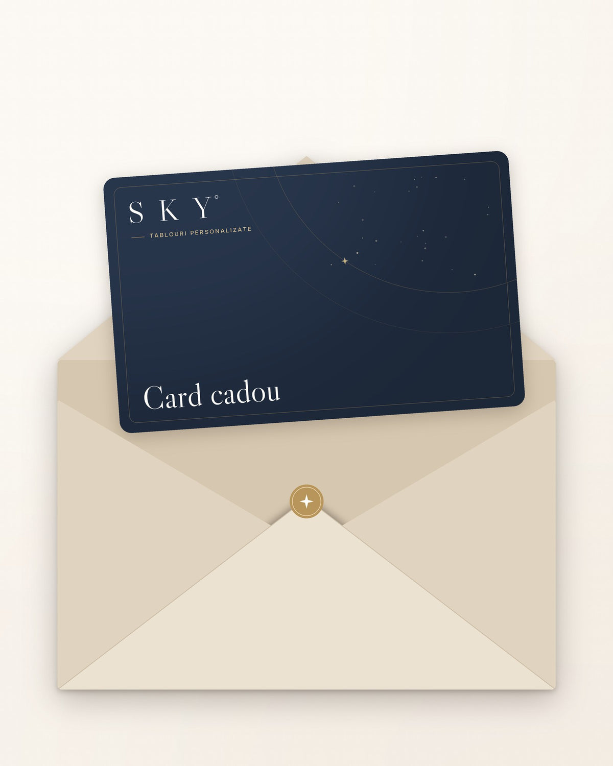 Card cadou SKY într-un plic