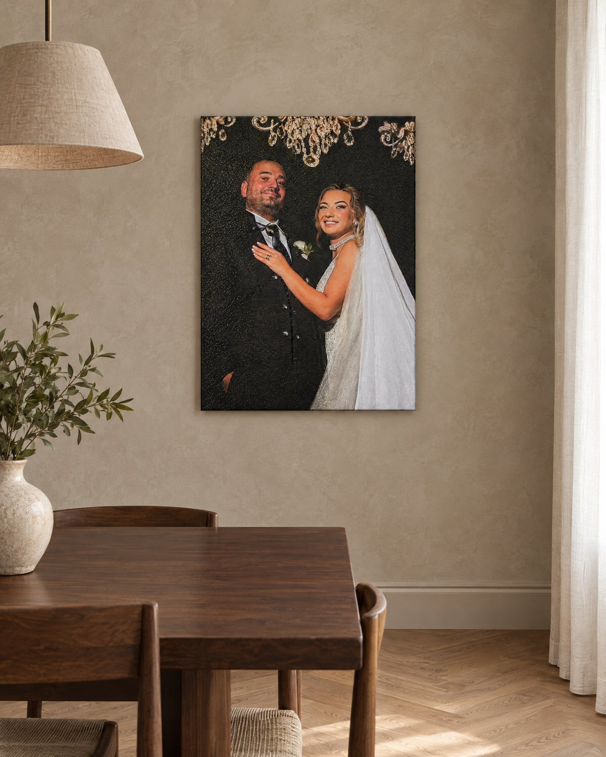 Tablou canvas SKY pe peretele unei camere