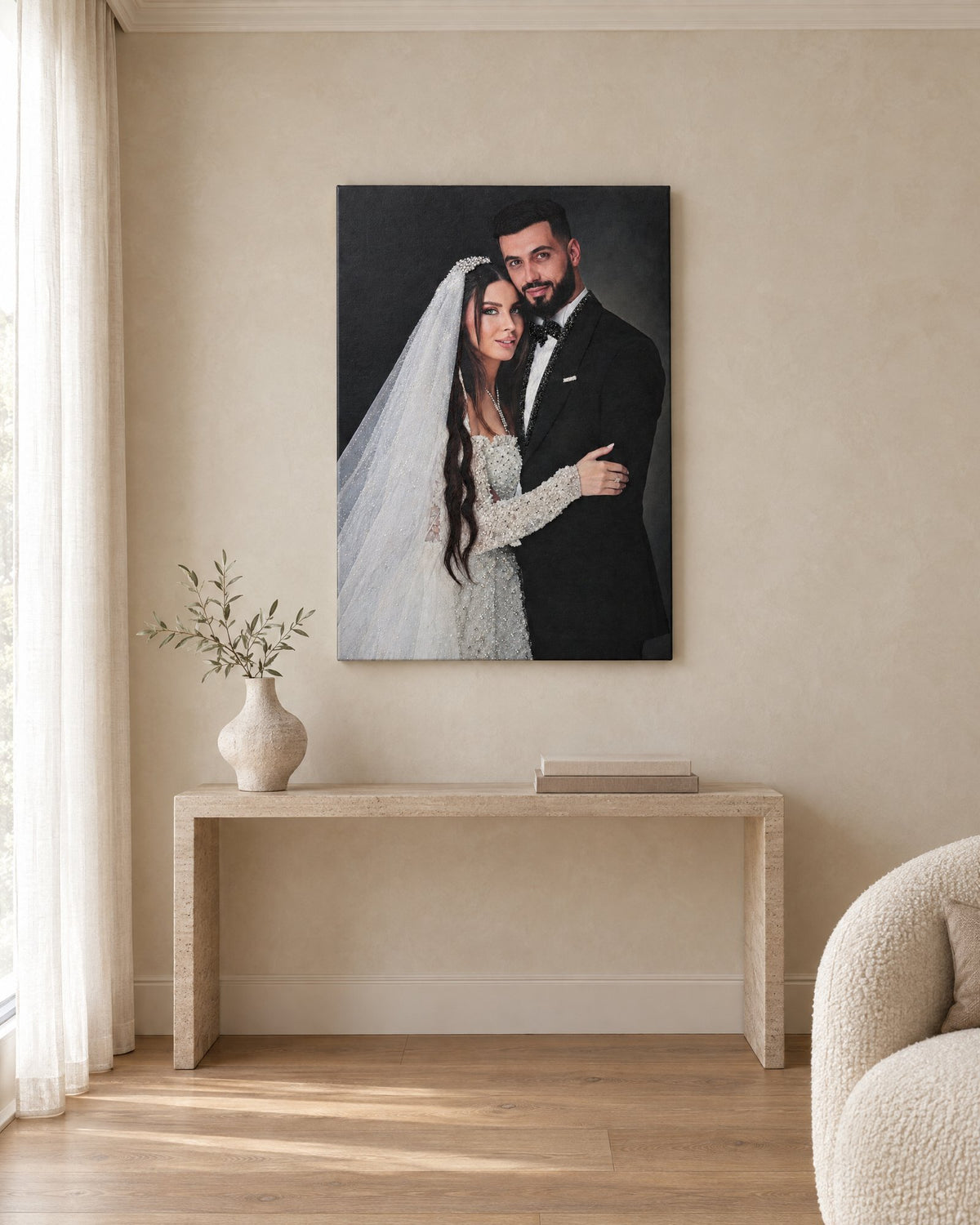 Tablou canvas SKY pe peretele unei camere