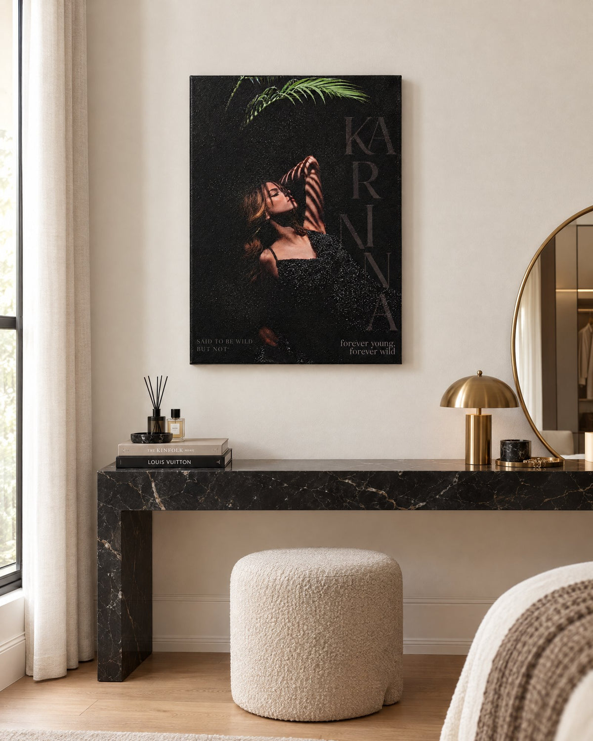 Tablou canvas SKY pe peretele unei camere